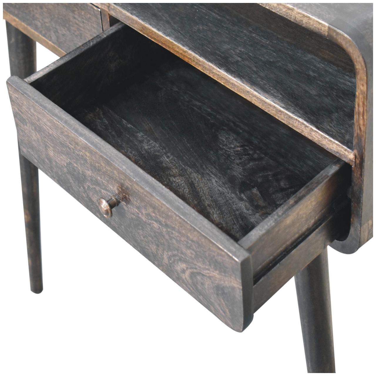 Oak Two Drawer Table via Homepressions.com