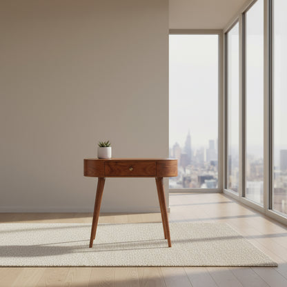 Premier Walnut Single Drawer Console Table at Homepressions.com