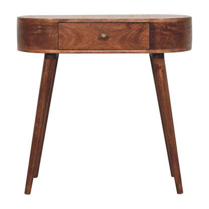 Premier Walnut Single Drawer Console Table by Homepressions.com