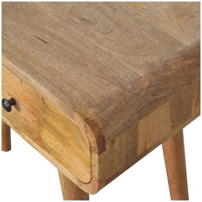 Serpentine Oak Mirage Hallway Table via Homepressions.com