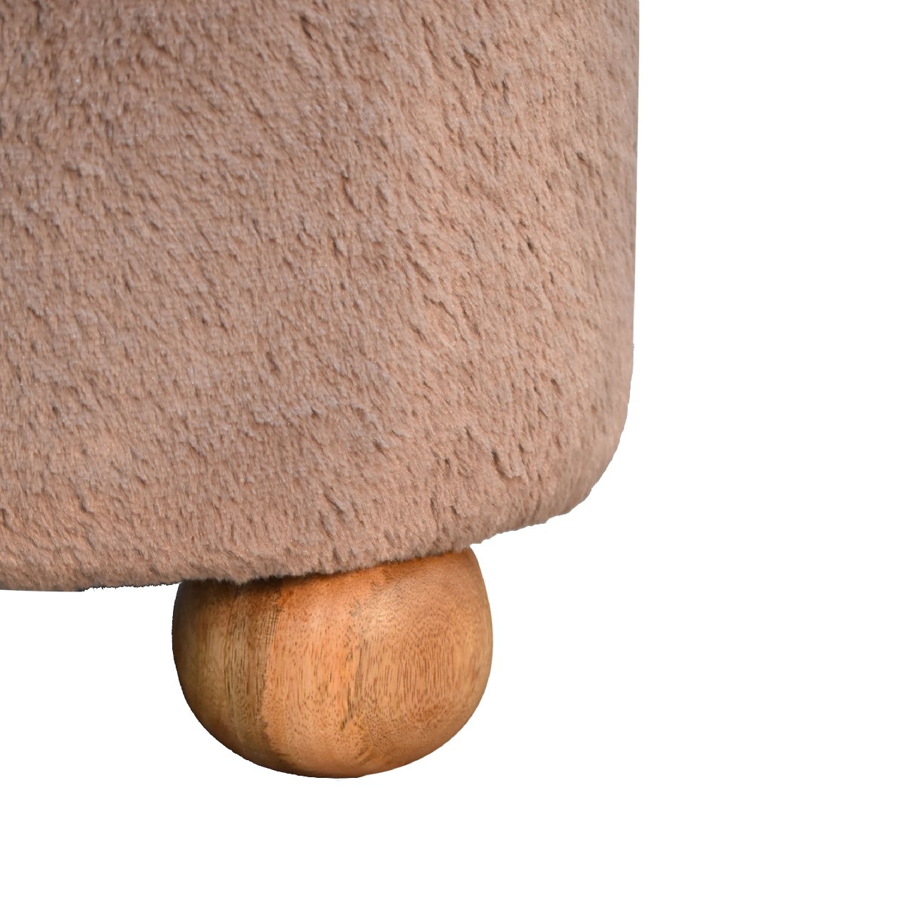 Shop the Mocha Plush Pod Footstool from Homepressions.com