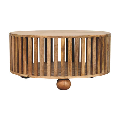 Slat Round Coffee Table by Homepressions.com