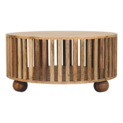 Slat Round Coffee Table from Homepressions.com