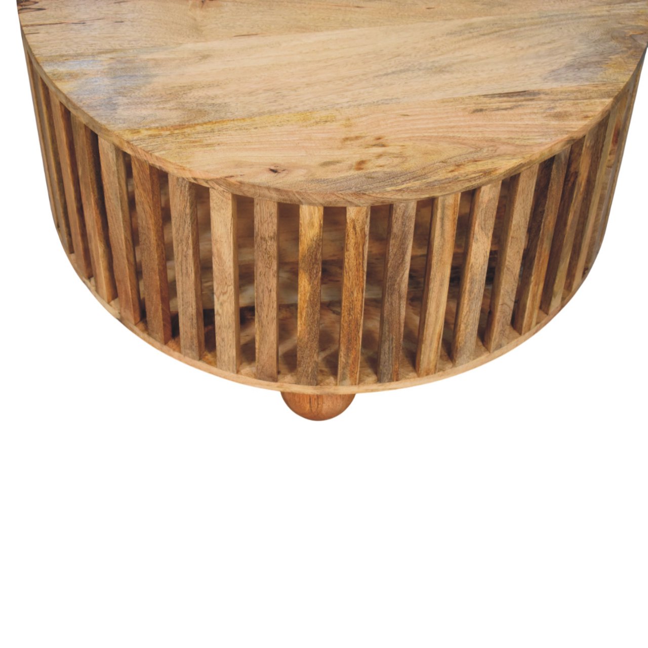 Slat Round Coffee Table in Homepressions.com