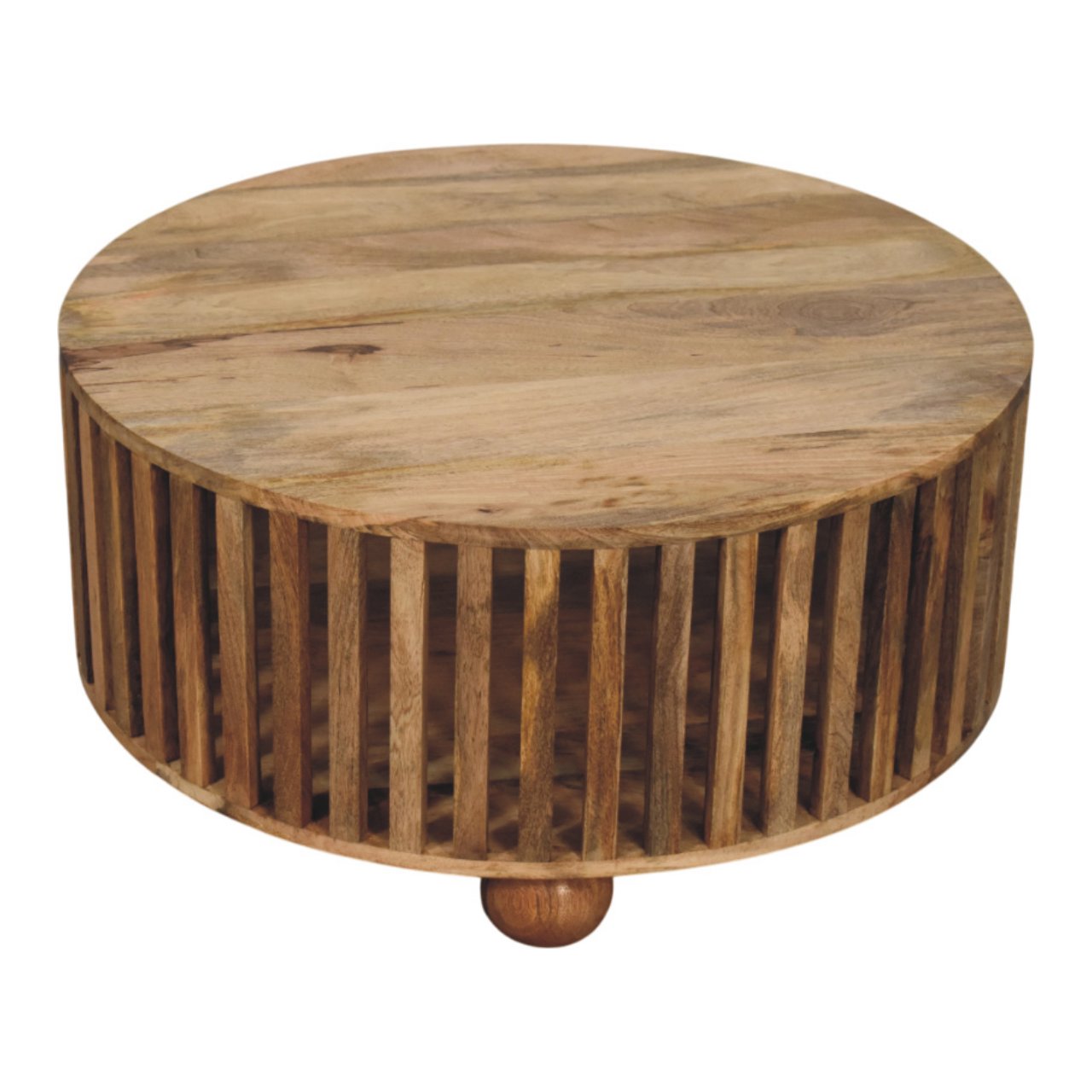 Slat Round Coffee Table on Homepressions.com