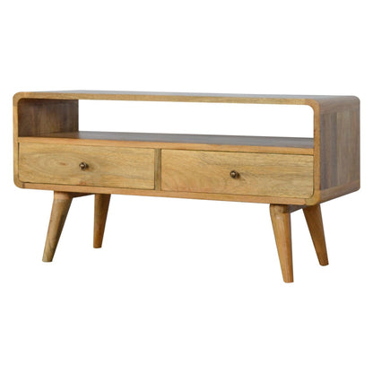 Sway Oak Arc Media Unit from Homepressions.com