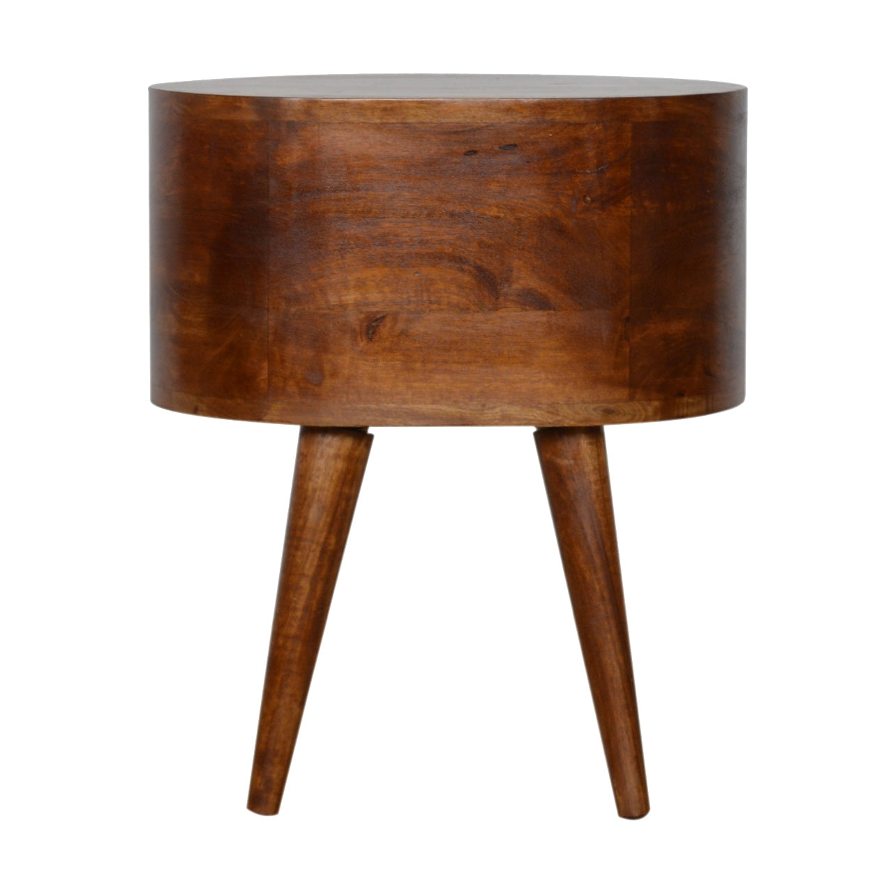 The Homepressions Chestnut Lunar Haven Nightstand Table from Homepressions.com