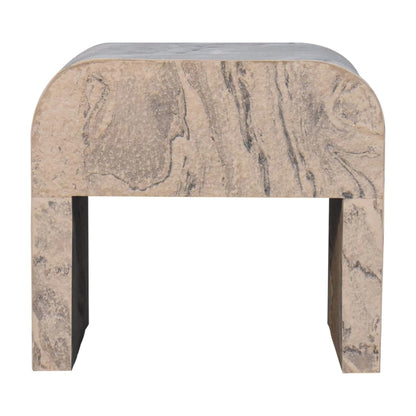 The Homepressions Sandstone Arc Nightstand sold at Homepressions.com