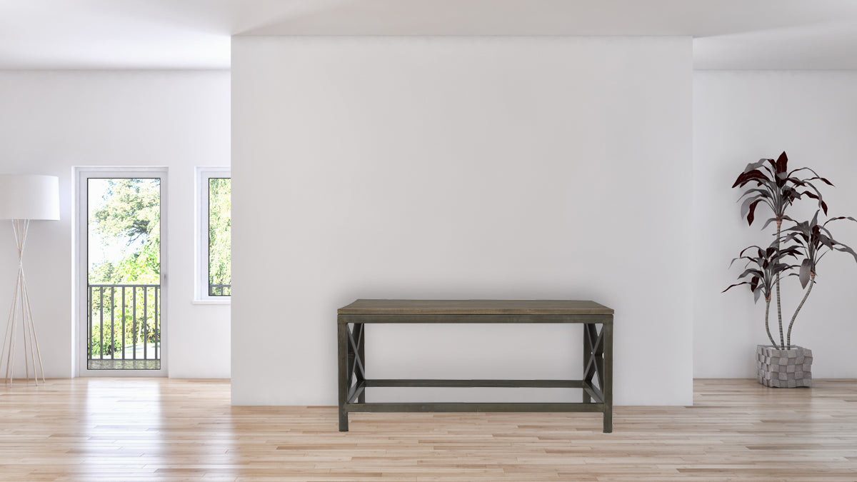 Industrial Open Metal Coffee Table