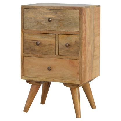 Nordic Style 4 Drawer Multi Nightsand
