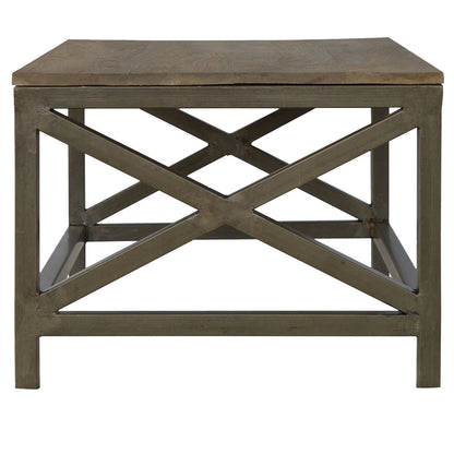 Industrial Open Metal Coffee Table